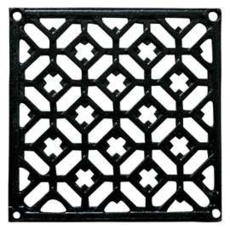 square grid cast iron